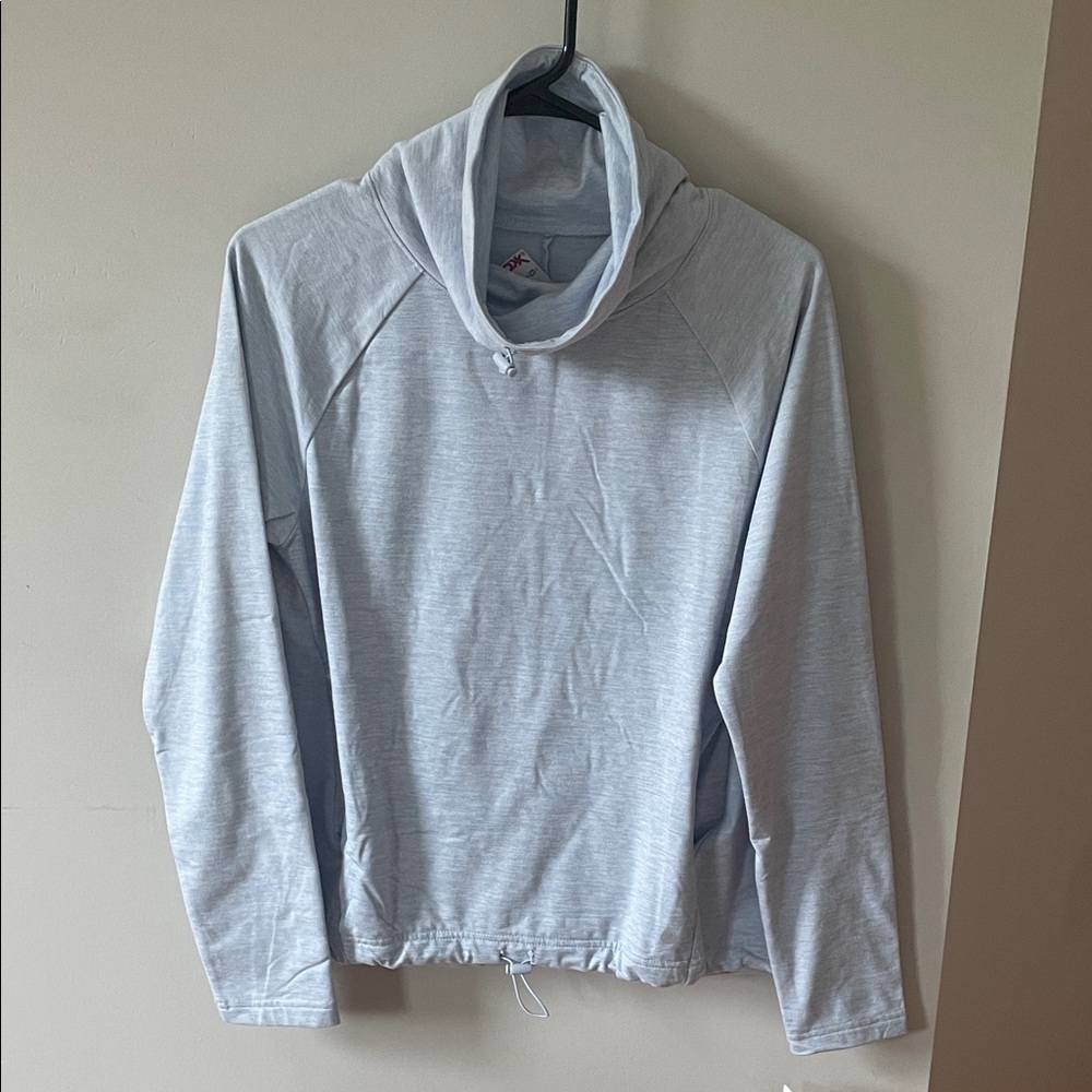 Apana Light Gray Hoodie Sweatshirt